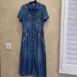 Cute Denim silk dress